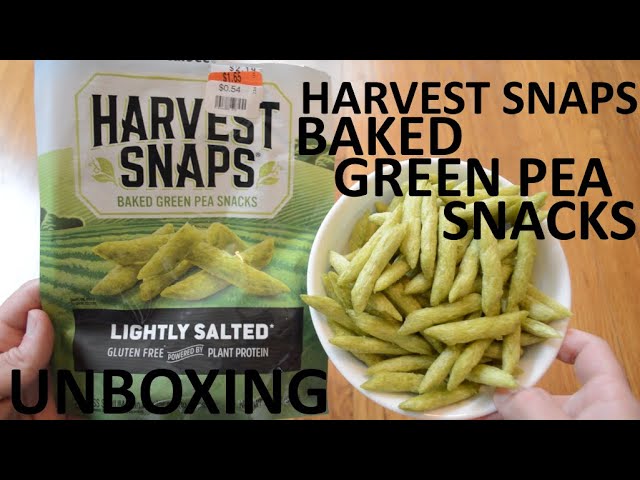 HARVEST SNAPS TWO NEW FLAVORS! ~REVIEW: Caesar Baked Green Pea & Tomato  Baked Red Lentil 