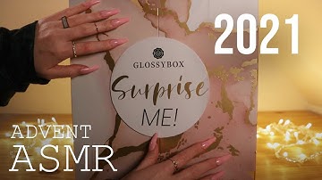 ASMR 2021 Advent calendar show & tell (🎧 soft spoken, tapping, tracing)
