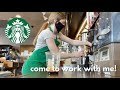 come to work with me at starbucks + GIVEAWAY // what its like to be a shift leader