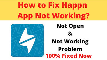How to Fix Happn Not Working Problem Android & Ios - Not Open Problem Solved | AllTechapple