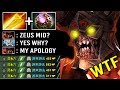 NEW CANCER HERO TO COUNTER ZEUS MID! Octarine Core Doom Crazy Burn Damage 7.22 Meta Gameplay Dota 2