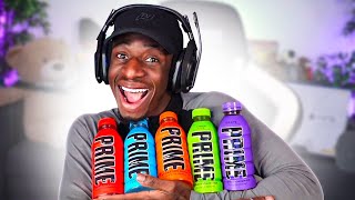 TRYING MY FIRST PRIME DRINK BY KSI AND LOGAN!!