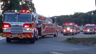 Yorkville Hose Company 2023 Block Party Lights & Sirens Fire Truck Parade