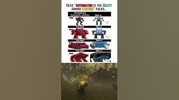 Automaton is The Heavy Armor Faction - Helldivers 2 #shorts