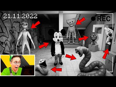 HIDDEN CAMERAS CAUGHT HUNGRY WORM, A PERSON BEHIND THE WINDOW AND HUGGY WUGGY IN OUR HOUSE!!