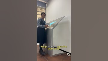 Avlink 55inch transparent OLED with PCAP touch screen Android Windows operating system best factory