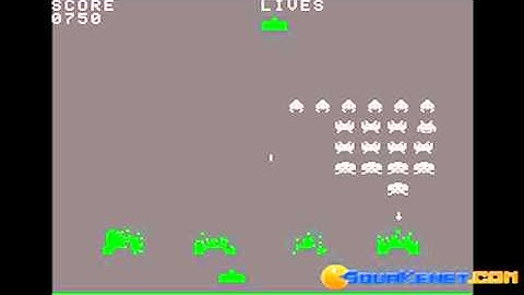 Space Invaders (Taito, 1980) gameplay (PC Game, 1980)