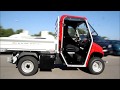Electric utility vehicles with loading bed i alke