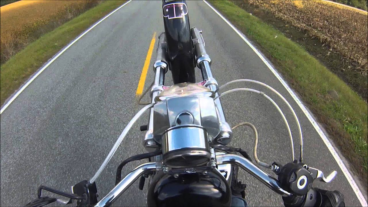 Harley Sportster Drifting and Wheelie On The Street!! YouTube