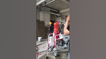 #machine #rendering #renderings  D60 plastering machine