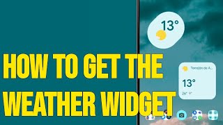 How to unlock the new Weather Widget in Android 12 (Material You Design) screenshot 5