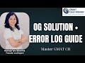 OG Solution | CR | Inference| Error Log Guide | GMATQuizMaster