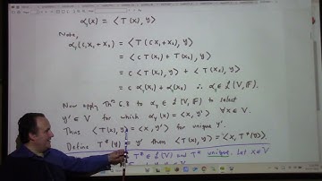 Linear Algebra: adjoints, normal and self-adjoint, theory of diagonalization, 10-27-25