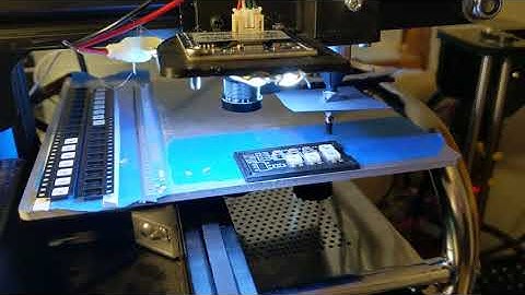 OpenPnP running on Creality Ender 2 3D Printer (3d printer pick and place)