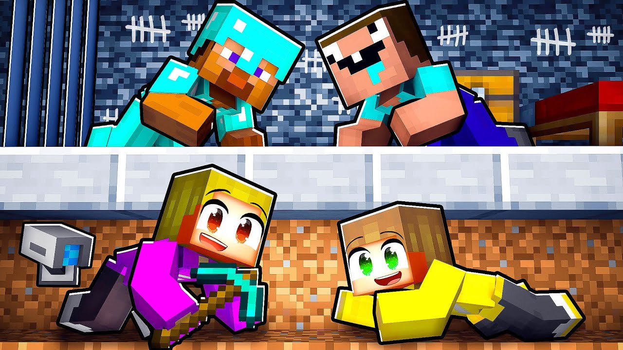 NOOB En PRO BEVRIJDEN Uit HACKER GEVANGENIS!