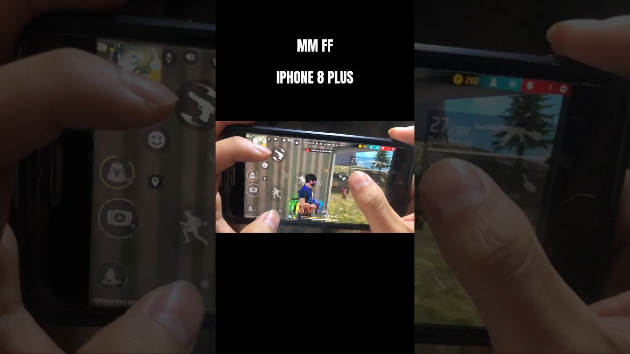 IPHONE 8 PLUS ⚡️ HANDCAM FREE FIRE HIGHLIGHTS #FREEFIRE #SHORTS