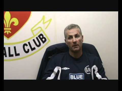 Tamworth 2 - 1 Grimsby Town - Gary Mills interview.wmv