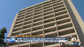 More than a dozen high-rise buildings in San Diego without fire sprinklers