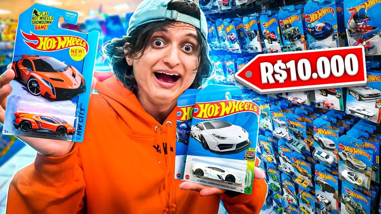 incr-vel-comprei-1000-reais-em-carrinhos-da-hotwheels-da-loja-youtube