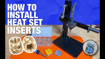 How To Install Heat Set Inserts in 3D Prints