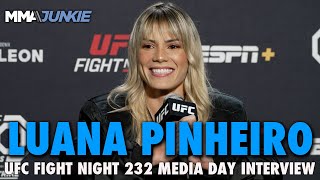Luana Pinheiro 'Never Thought' Amanda Ribas Fight Would Happen Due to History | UFC Fight Night 232