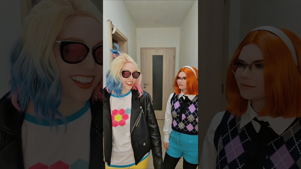 Best part of wearing sunglasses | Zoé & Sabrina @nikkihatsunecosplay#miraculous #cosplay #shorts