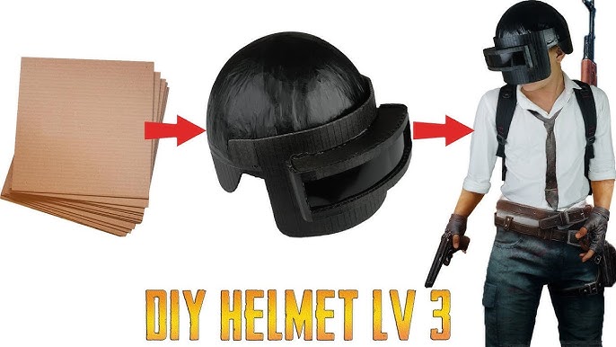 How to make PUBG Level 3 Helmet with foam board 