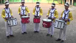 Ketukan Snare Drum Perkusi Drum Band Gema Hasan Munadi Beji Pasuruan Lagu Shalawat Badar