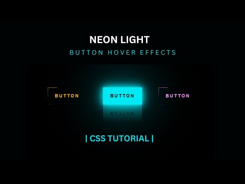 Create Stunning Neon Button Hover Effects | Html CSS Tutorial