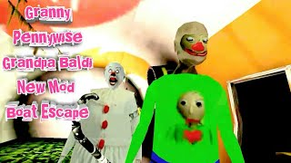 Playing Pennywise+Baldi: Granny New Mod. Chapter 2 Game! Full Gameplay screenshot 1