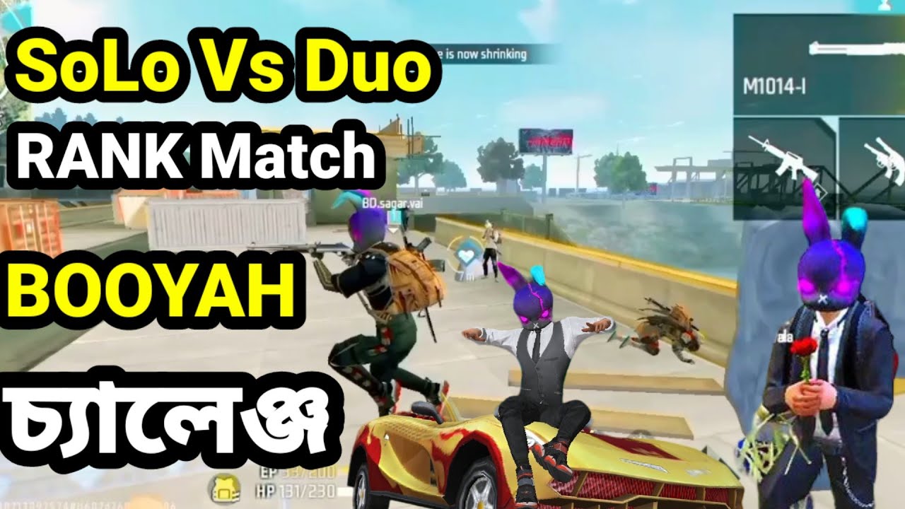 Full Rush in SoLo Vs Squad New high Ranked Match 🔥 Garena Free Fire 🔥 ...