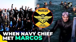 “Maritime Special Force…” Navy Chief Adm Hari Kumar meets MARCOS on occasion of 38th Raising Day