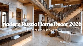 Top Elegant Rustic Home Decor 2026 || Modern Luxury Design Ideas for a Cozy Lifestyle screenshot 3