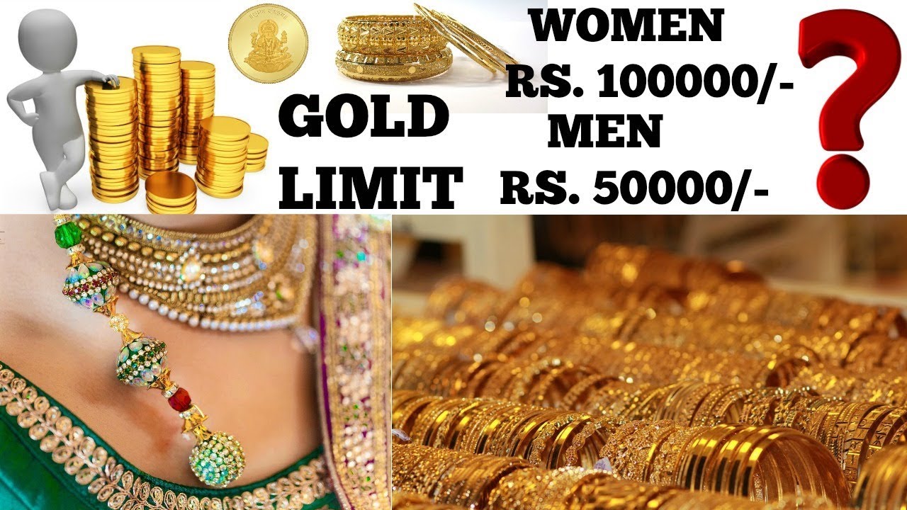 india travel gold limit