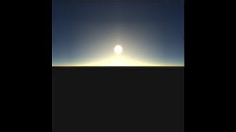 Sunrise with atmospheric multiple scattering