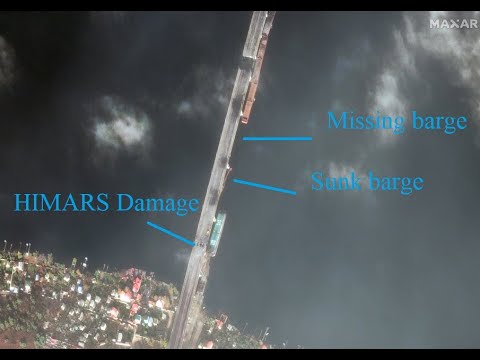 Satellite Imagery of the Destroyed Antonovsky Bridge and More Bridges Near Kherson