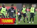 Training | United step up the intensity in training ahead of encounter against Newcastle