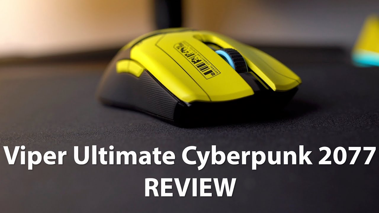 Best looking mouse EVER? - Razer Viper Ultimate Cyberpunk 2077 ed. Review