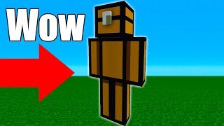 Minecraft: How To Make a Chestman Statue