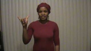 ASL Expressive Skills Test 1