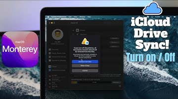 iCloud Drive sync Turn OFF on MacBook Pro M1