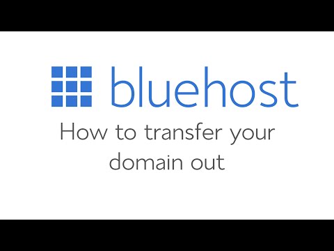 How to transfer a domain out of Bluehost