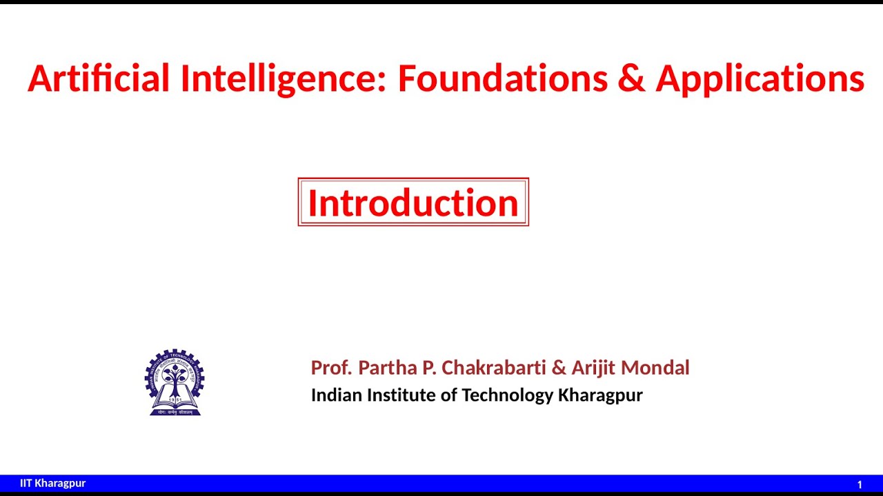 Introduction to Artificial Intelligence - YouTube