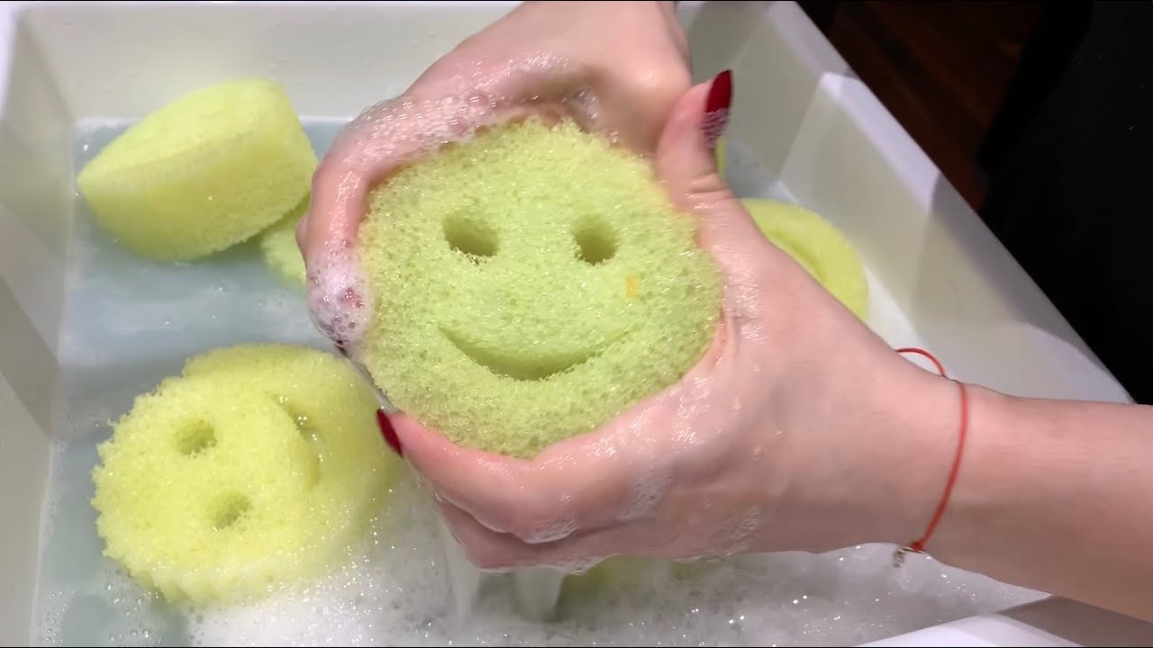 Scrub daddy holder #asmrsounds #asmr #satisfying #scrubdaddy #kitchen # sponge 