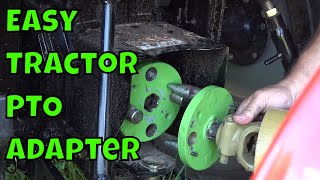 Tractor PTO Quick Attach makes it EASY
