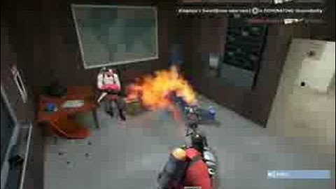 TF2 Uber pyro finds a nice surprise