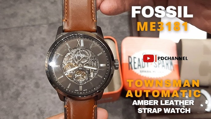 Fossil Townsman Men\'s Watch Review ME3098 #unboxing #fossil - YouTube