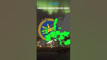 trying to get a subscriber from every country #part 3 #europe #subscribe #mapping