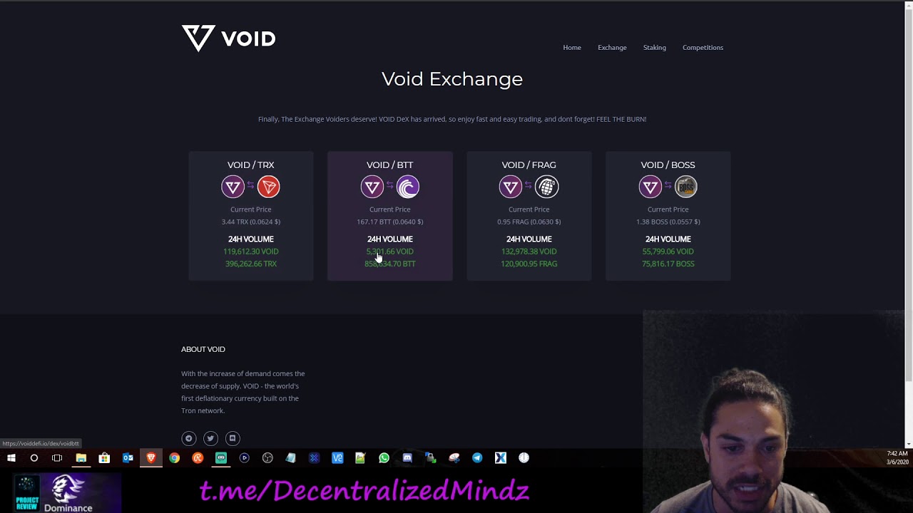 VOID Liquidity Pools and BOSS Tokens Mooning!
