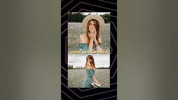 double layer video editing | vn app tutorial #vnvideoeditor #doublelayer #shorts